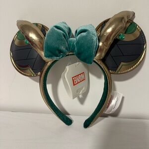 New Disney Parks Marvel Loki Mickey Minnie Mouse Ears Headband
